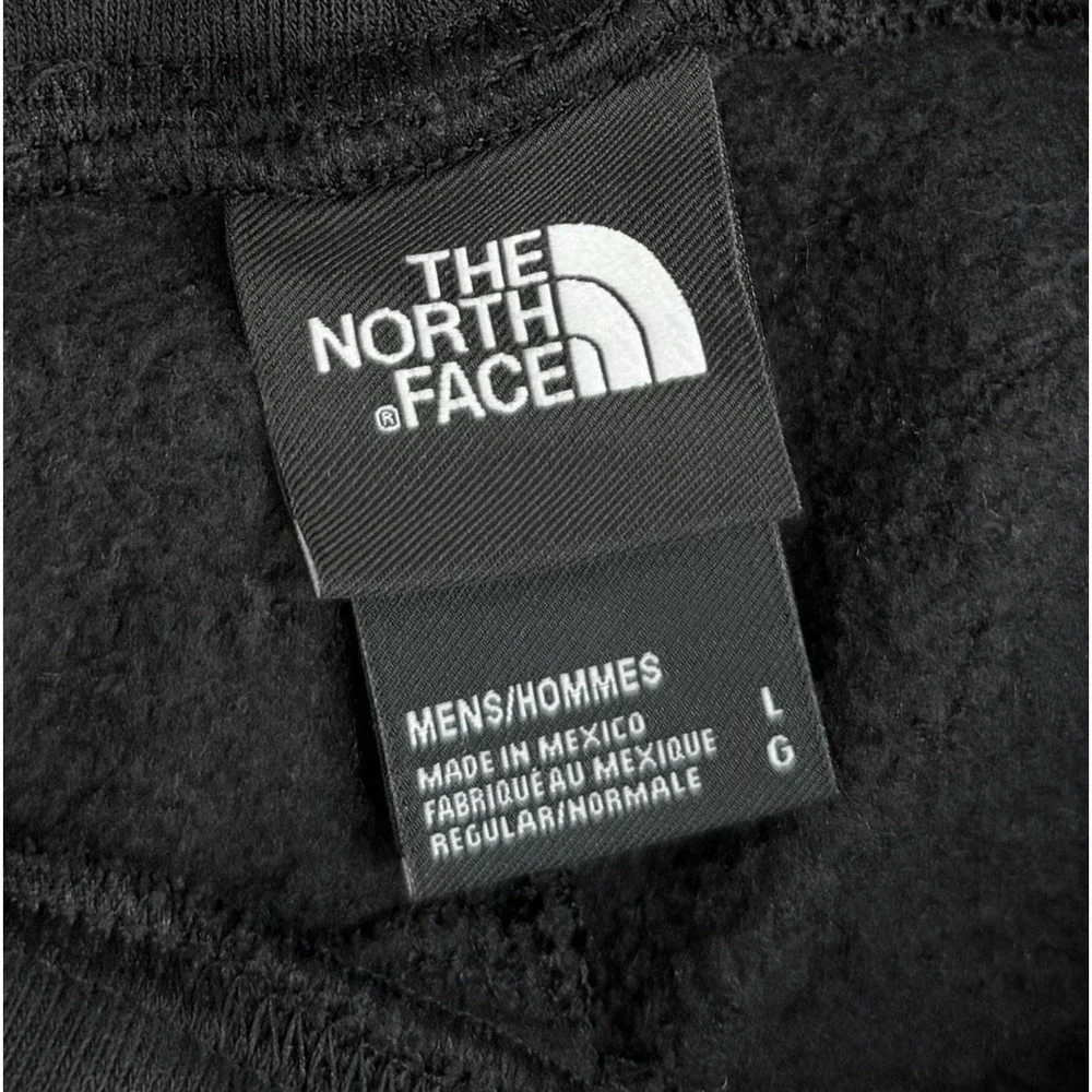The North Face Heritage Athletics Fleece Jogger Sweatpants Men's L Black Gold
